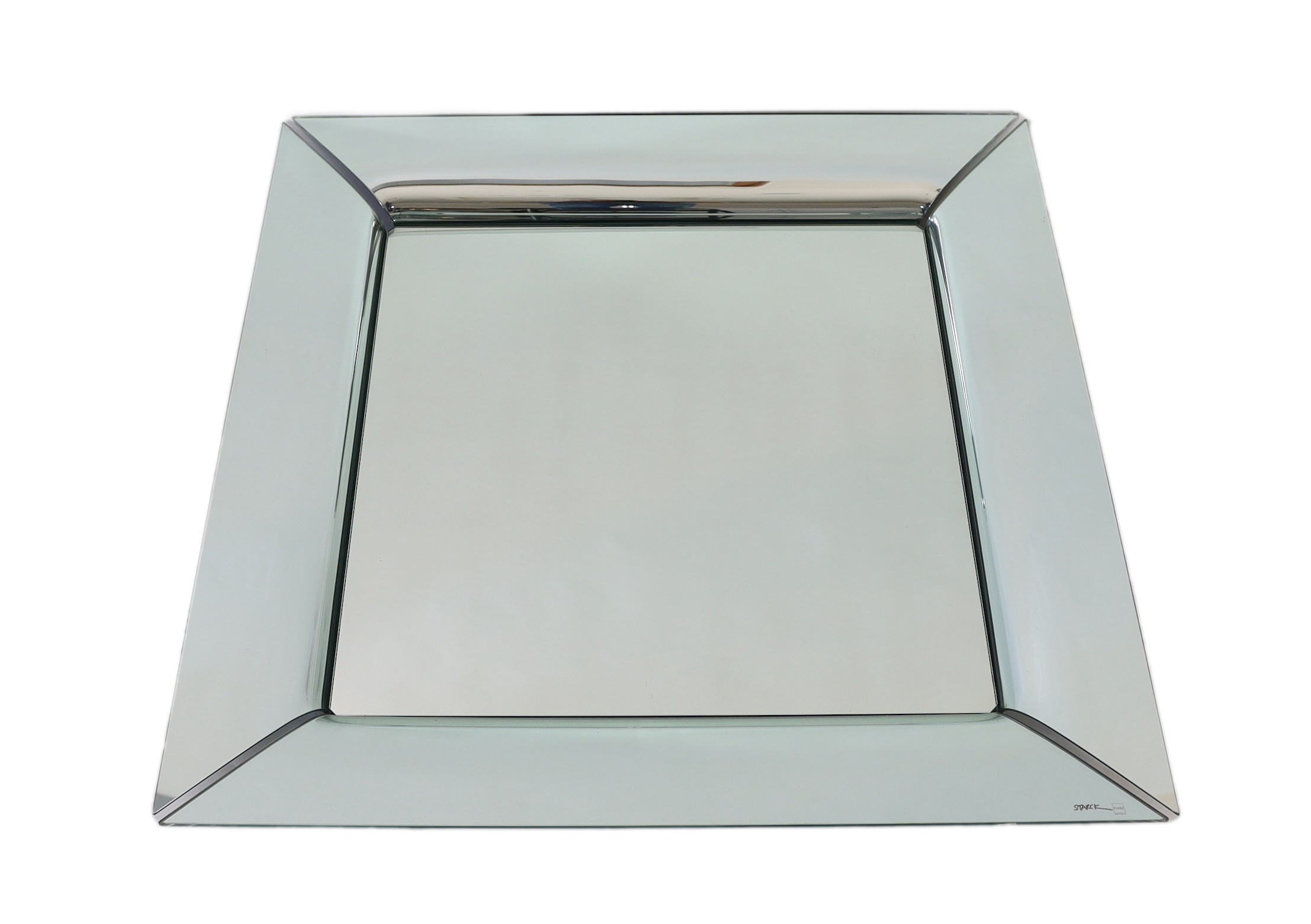 A Philippe Starck Caadre wall mirror, 105 x 105cm